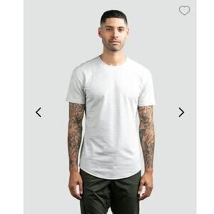 Bylt Men's Premium Basics Drop Cut Pullover Shirt Size Large Gray